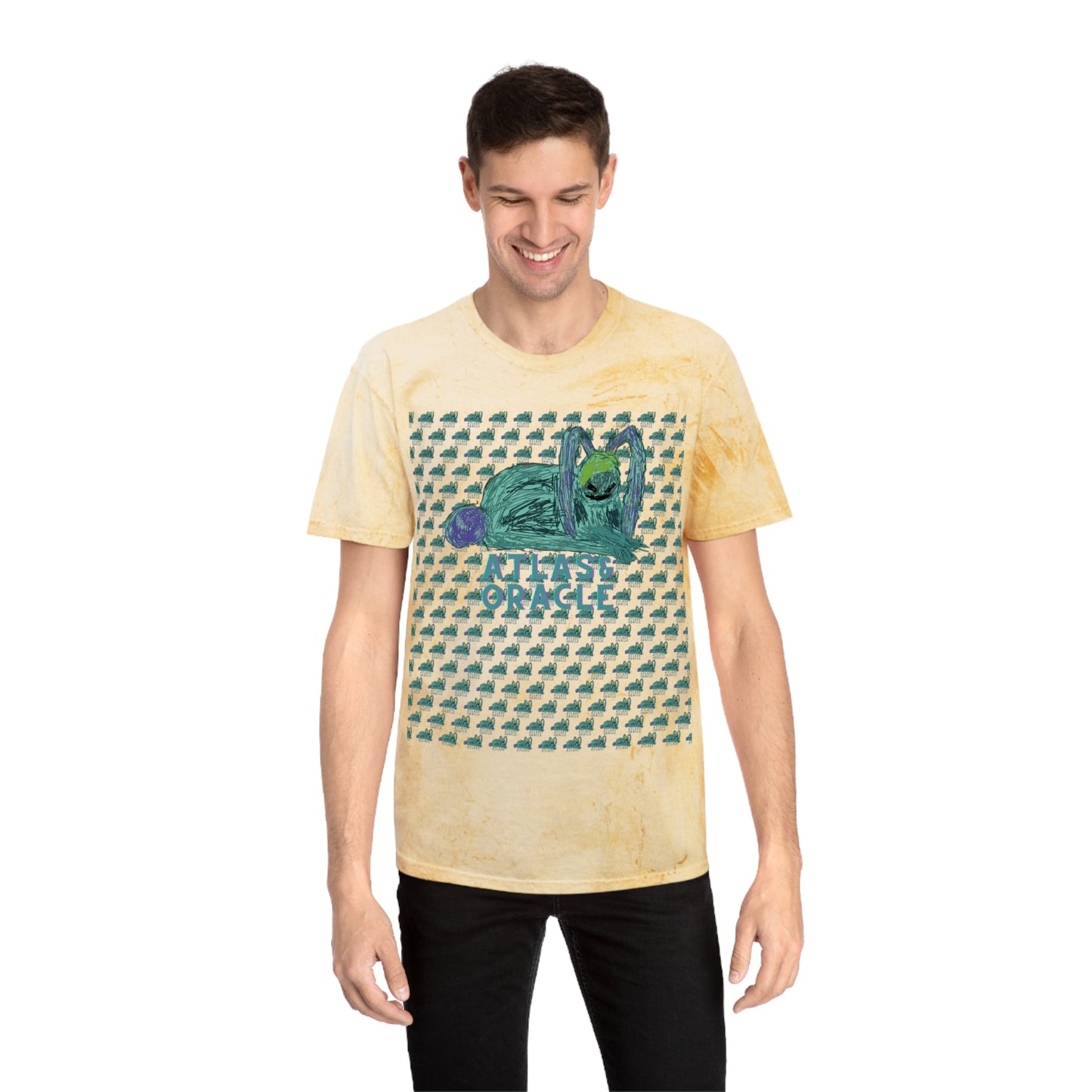 Unisex Color Blast T-Shirt (Rave Bünny Logo)