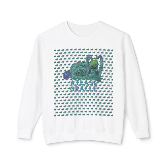Unisex Lightweight Crewneck Sweatshirt (Rave Bünny Logo)