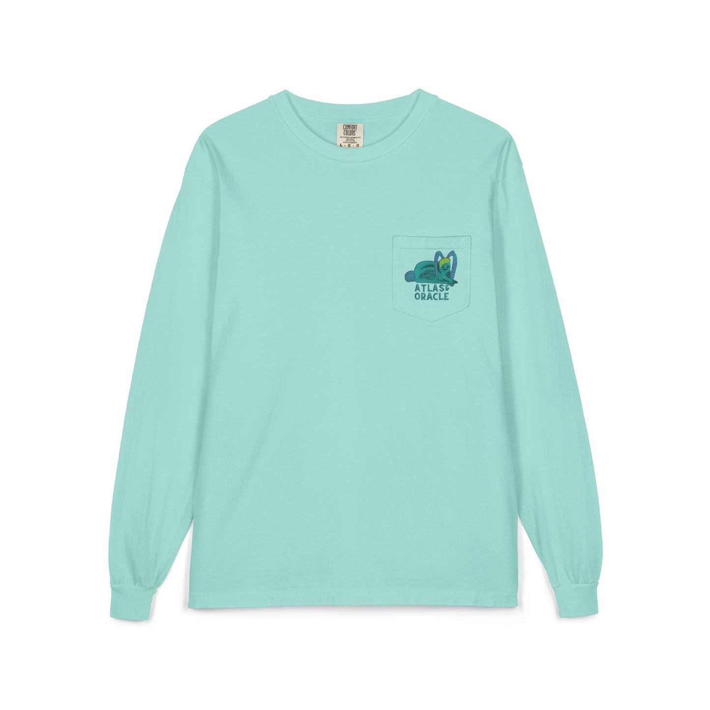 Unisex Long Sleeve Pocket T-Shirt (Rave Bünny Logo)
