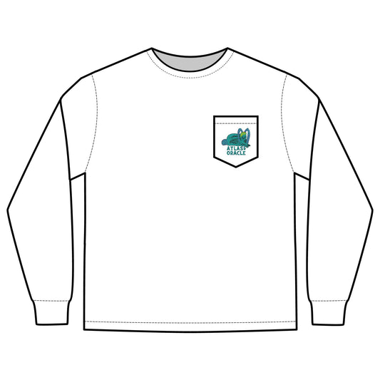 Unisex Long Sleeve Pocket T-Shirt (Rave Bünny Logo)