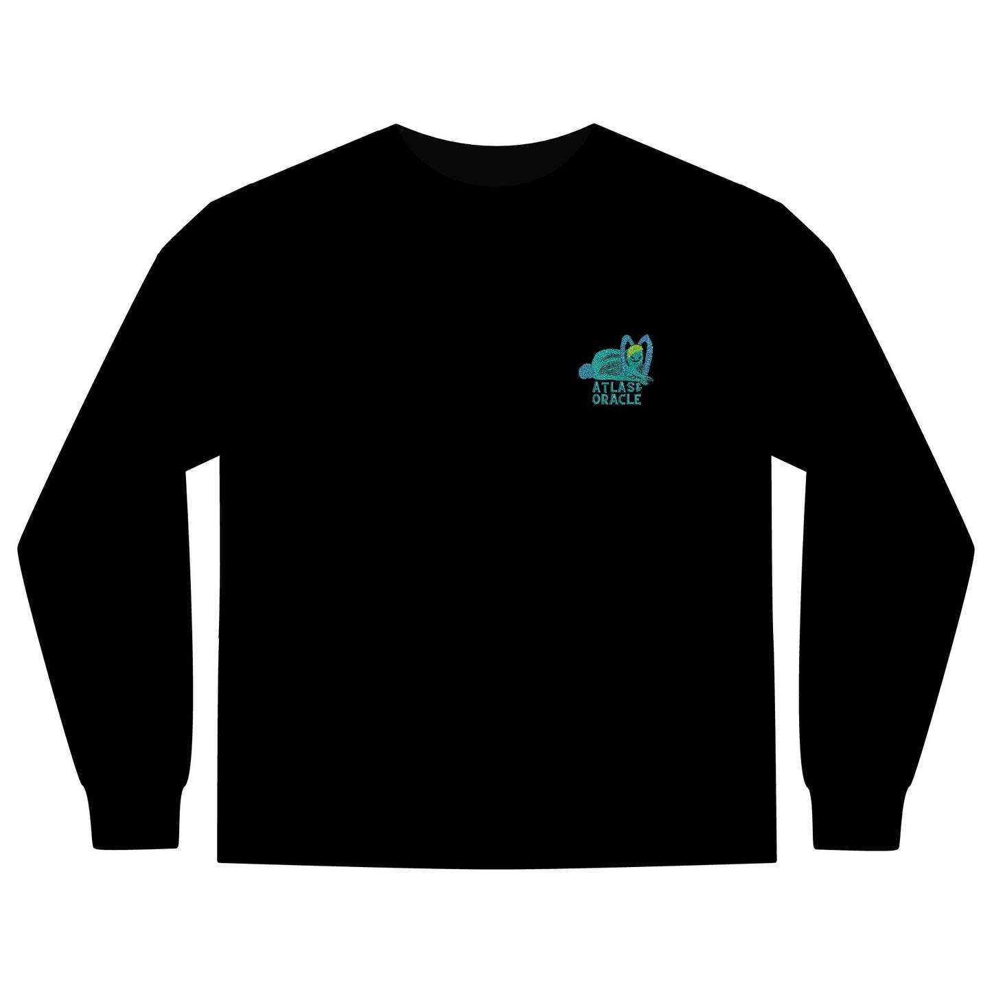 Unisex Long Sleeve Pocket T-Shirt (Rave Bünny Logo)