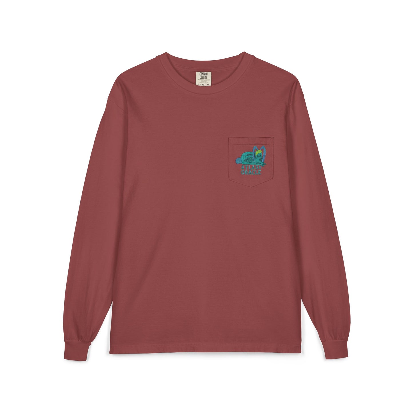 Unisex Long Sleeve Pocket T-Shirt (Rave Bünny Logo)