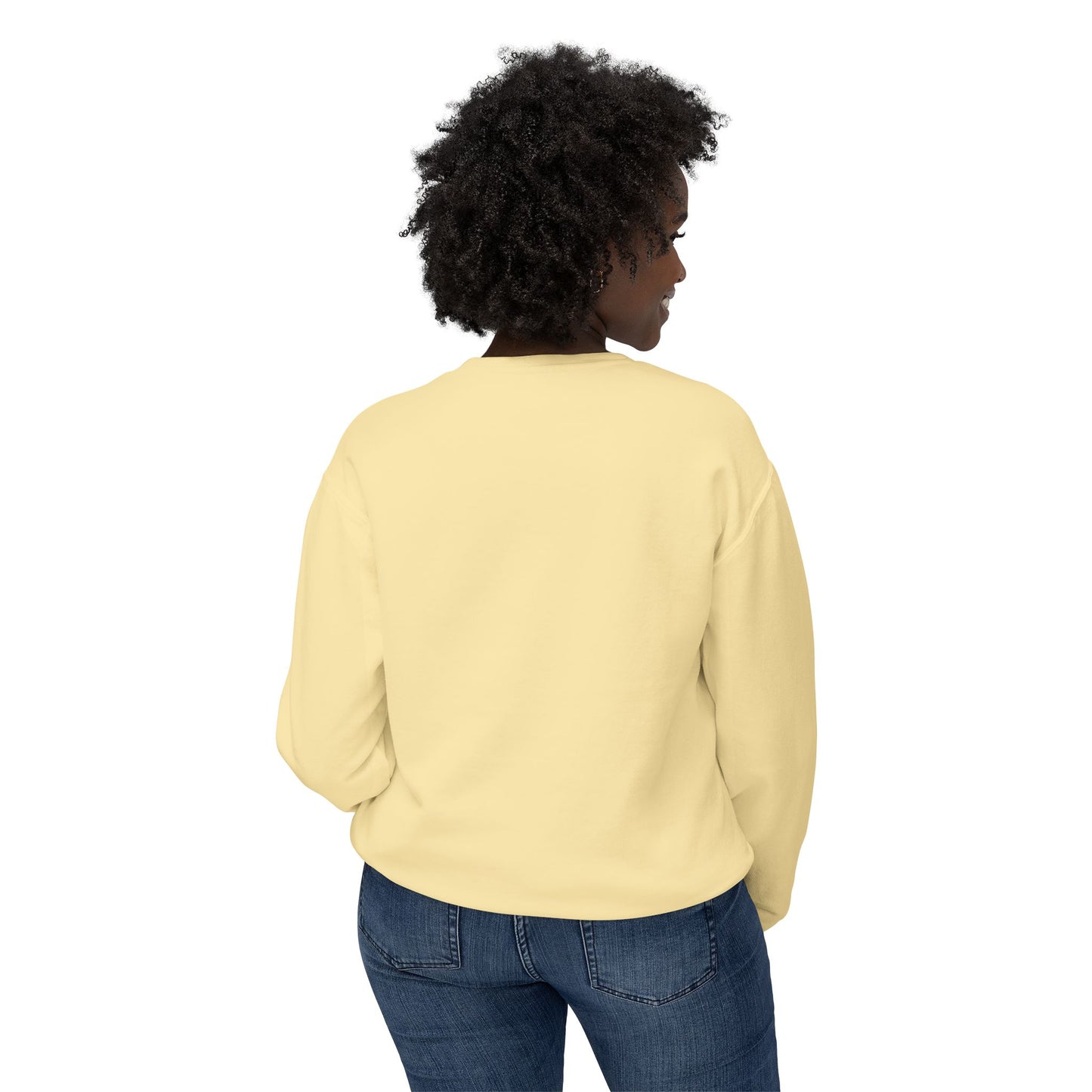 Unisex Lightweight Crewneck Sweatshirt (Rave Bünny Logo)