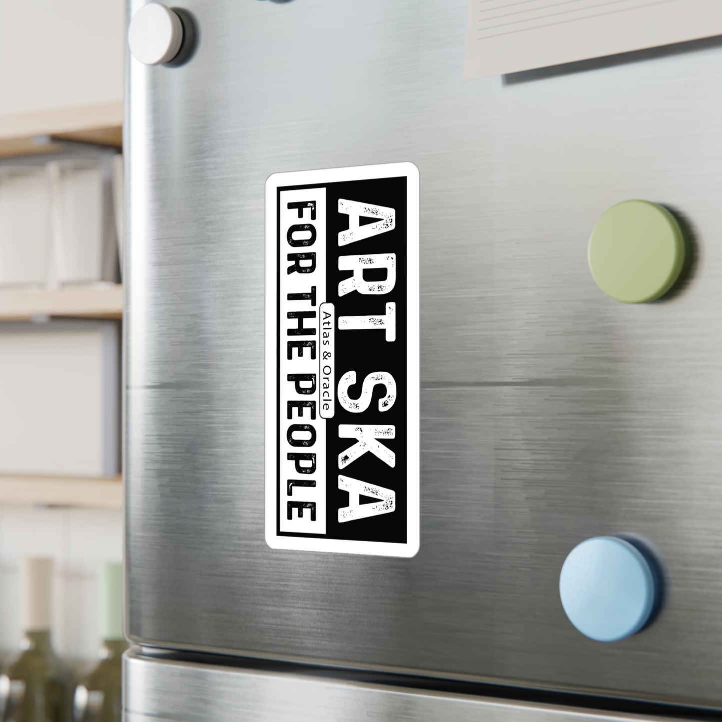 TWO-TONE B&W ART SKA FOR THE PEOPLE Vinyl Decals