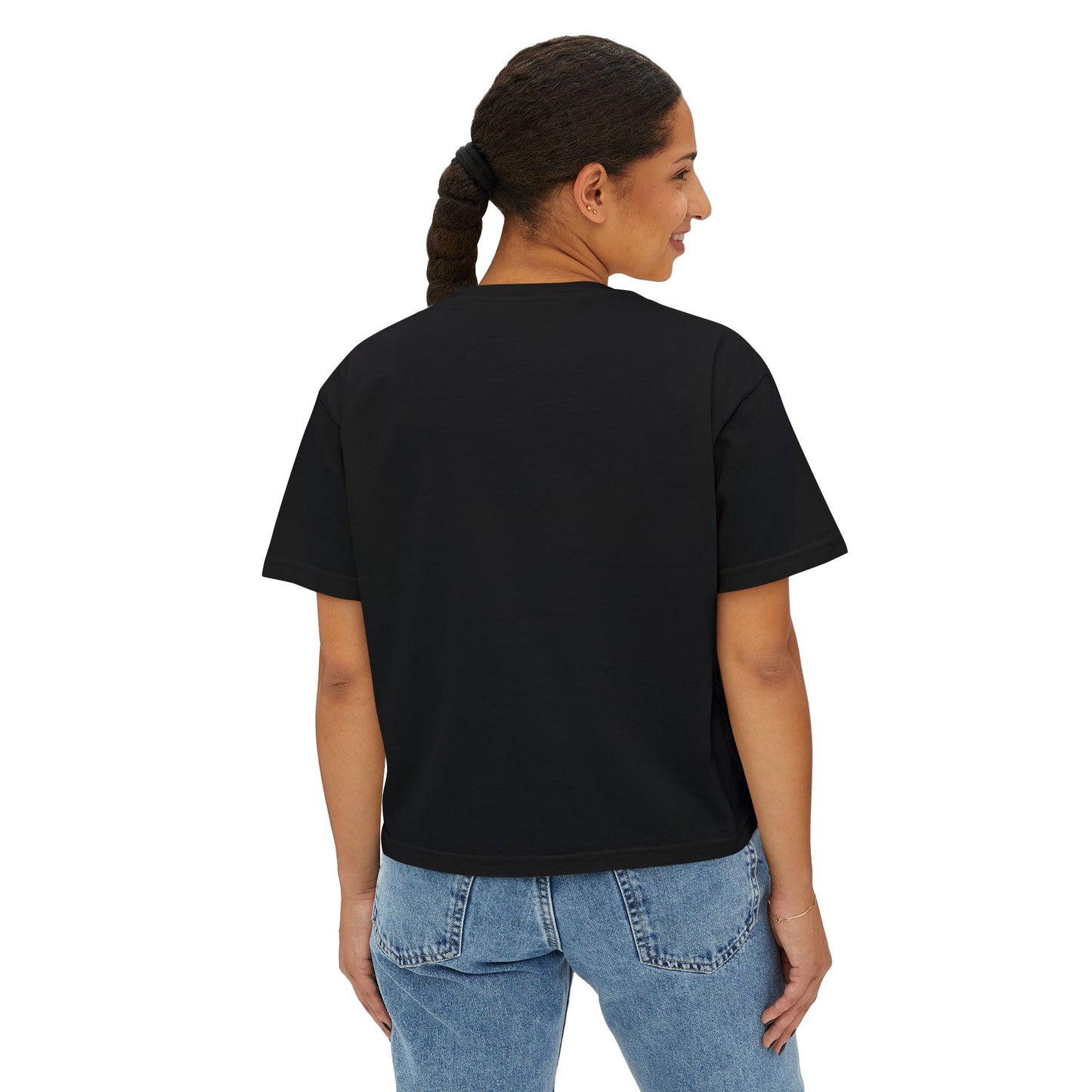 Women's Boxy Tee (Rave Bünny Logo)