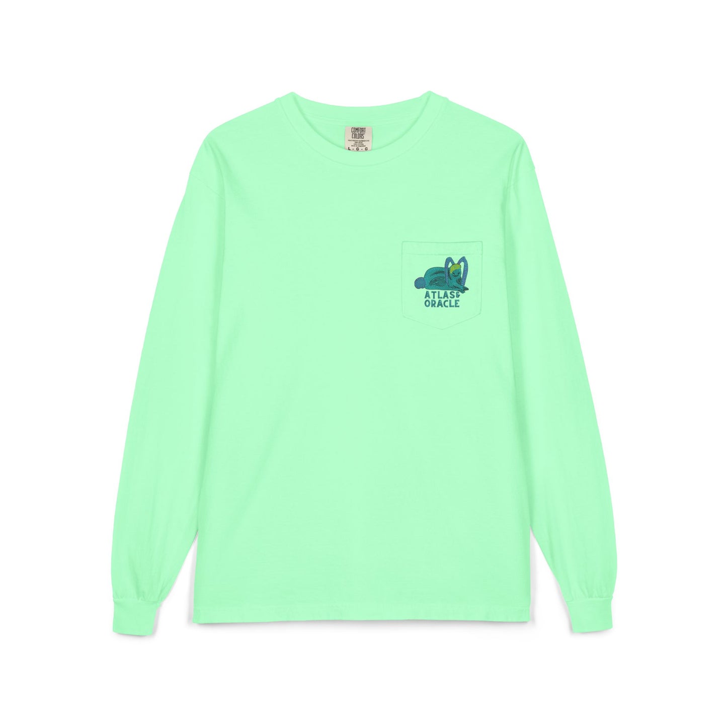 Unisex Long Sleeve Pocket T-Shirt (Rave Bünny Logo)